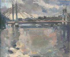 Albert Bridge, evening light